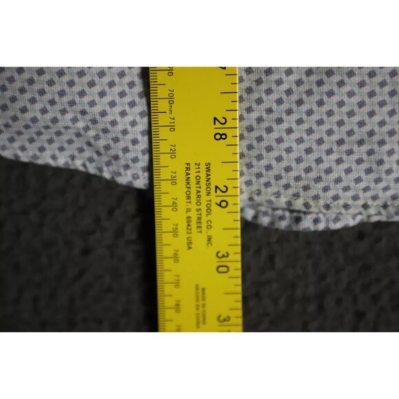 Hugo Boss Button Up Shirt Men 2XL Gray Slim Fit Spread Collar Long Sleeve Cotton - Picture 8 of 9